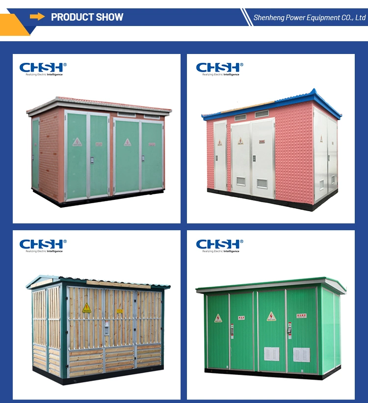 33kv 11kv 800kVA/ 630kVA/ 1250kVA Kiosk Power Transformer Compact Prefabricated Electrical Substation