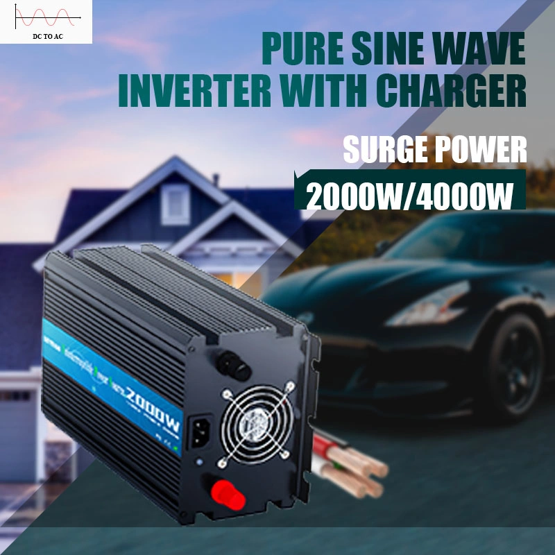 Suyeego Power Inverter 2000W 1000W 3000W 12V 24V 48V DC to 110V 220V 230V 240V Inverters Converters with Charger Solar Power System