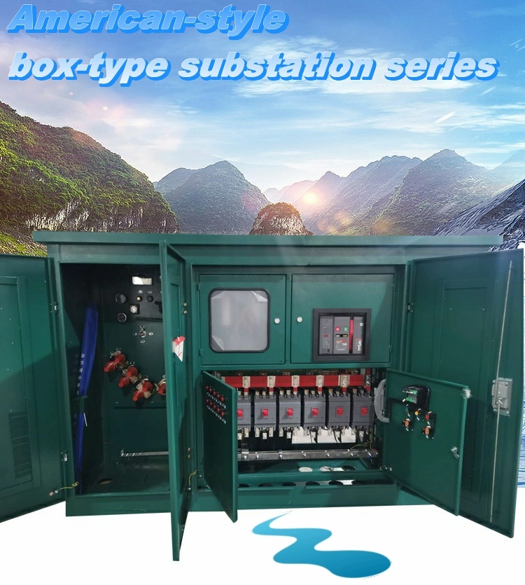 Yb6-11/15/33/0.4kv 50-2000kVA American Type Prefabricated Box Substation Compact Substation