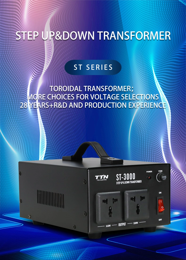 1500W AC Voltage Converter Step Transformer 230V to 120V
