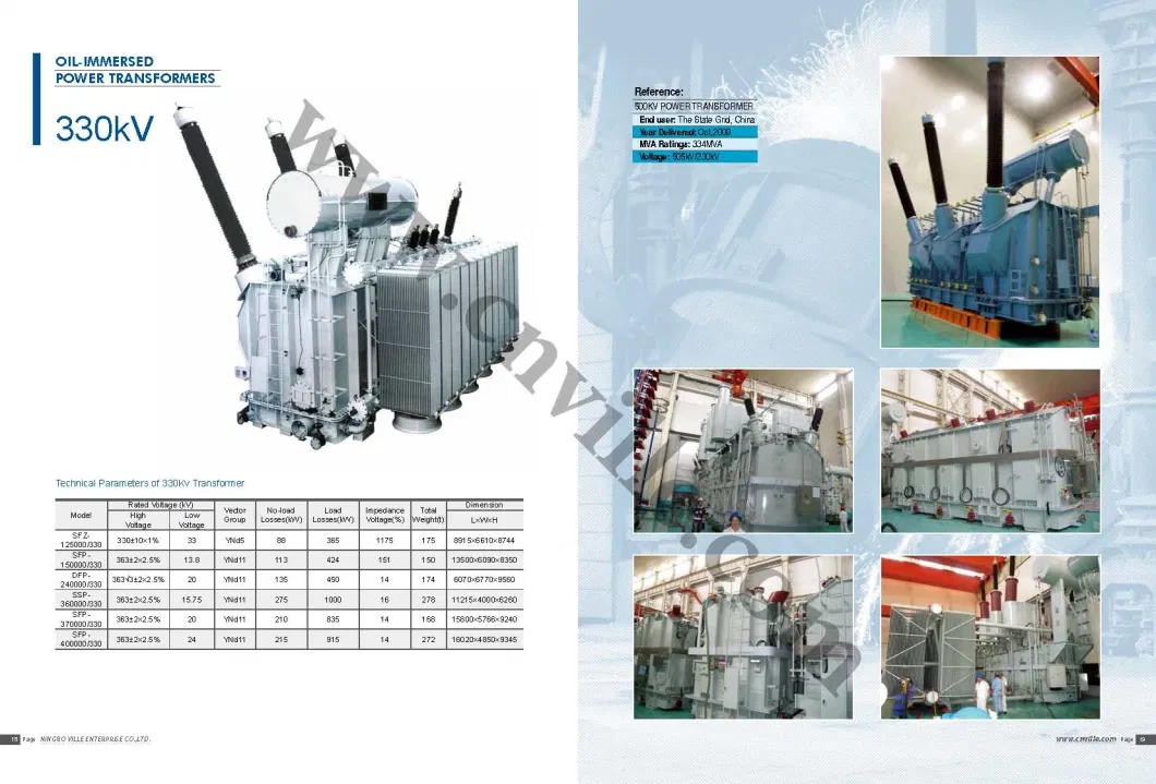 220kv 161kv 69kv 33kv Power Transformer Distribution Transformers Power Substation up to 320mva