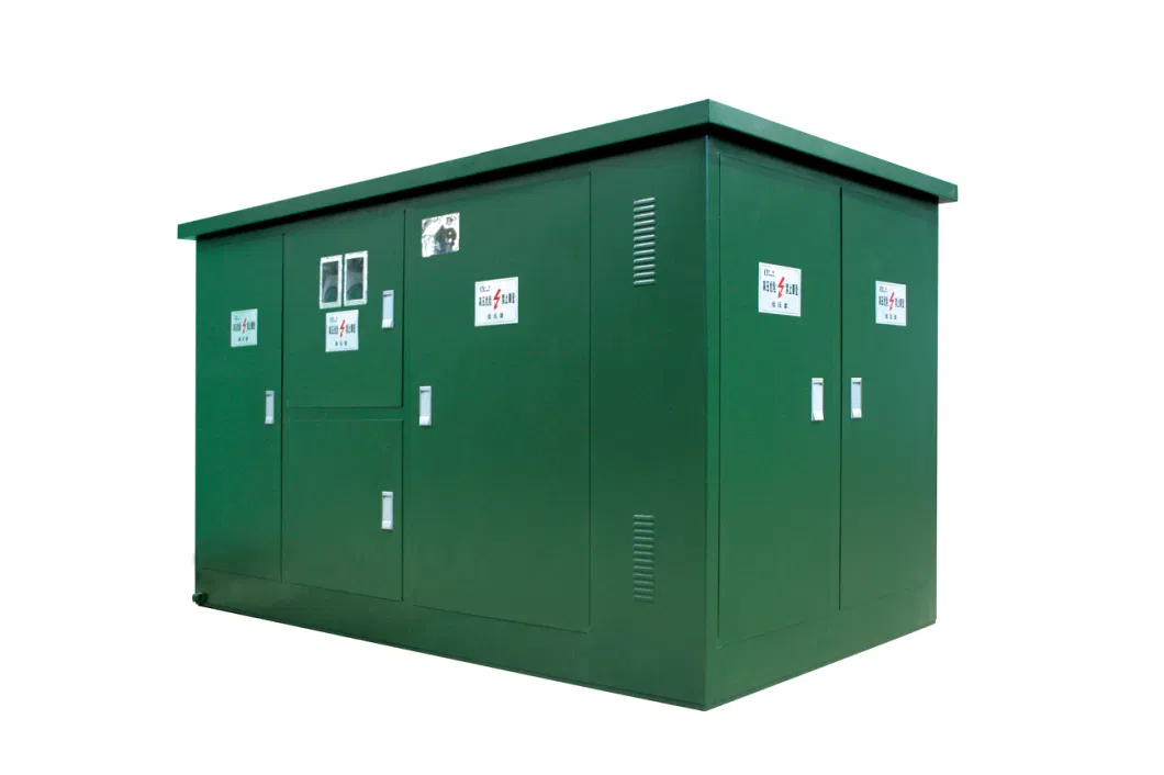 500 630 800 1000kVA 0.4/11/12 Kv Outdoor Unit Box-Type Prefabricated Substation Power Transformer Compact Substation Supplier