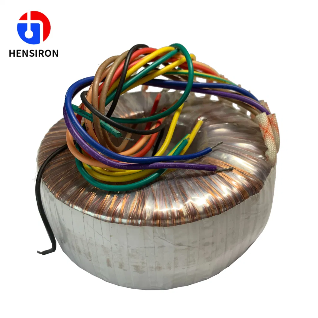 Small Volume 300W Low Frequency Iron Ring Core Toroidal Transformer 110V 220V 240V