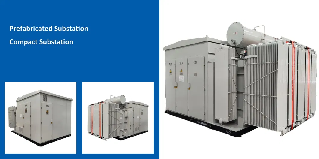 Three Phase Customized High Voltage Low Loss Noice 50/60Hz Power Substation Transformer