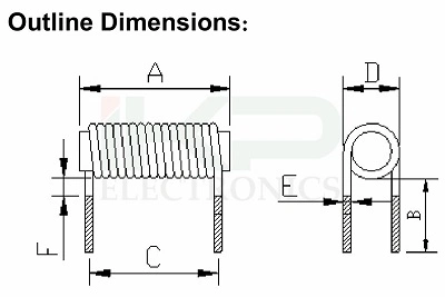 Flat Wire Winding Ferrite Rod Core Ignition and Coupling Transformers