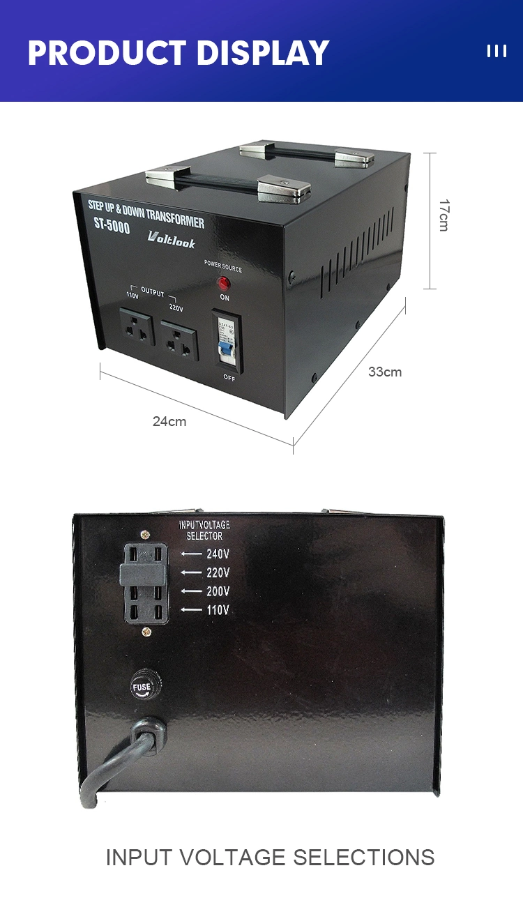 Toroidal Ei 500W Step up and Step Down Transformer 220V to 110V Voltage Converter