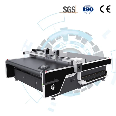 Yuchon Digital CNC Automatic Feeding Oscillating Knife Cloth Fabric Leather Textile Cloth Garment Apparel Foam Seat Covers Cutter Price