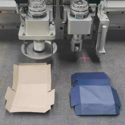 CNC Oscillating Knife Blade Cutter Digital Kraft Paper Corrugated Carton Honeycomb Cardboard PVC Box Cutting Folding Grooving Making Machine for Packing Package