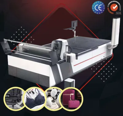  Full Auto Knife Cutter Correction Cutting Path Constant Optimizing Knife Stress Sensor Tolerance Consistency High Vibration Condition Cutting Machine
