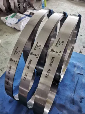  Long Useful Life Alloy/Bimetal No Tooth Band Knife for Foam Textile Leather Cutting