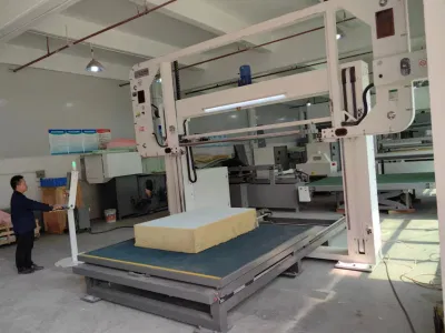 Horizontal Blade CNC Foam Contour 3D Sponge Cutting Machine
