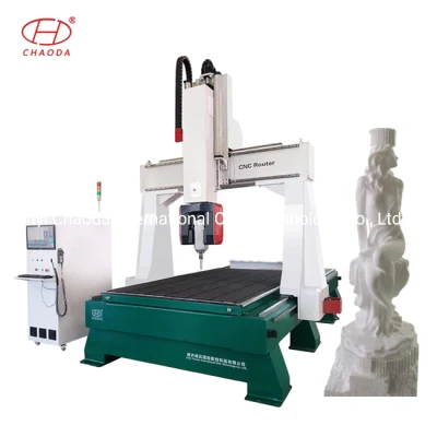  Chaoda Foam CNC Carver Machine CNC Router 3D Statue CNC 5 Axis Router Machine