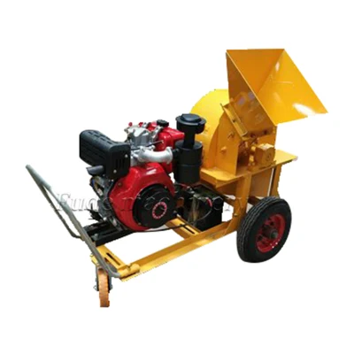 Bamboo and Wood Pulverizer, Poplar Chipper, Waste Branch Sawing Machine Equipment