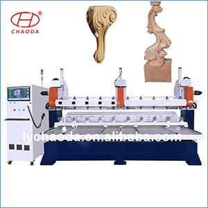 Factory Wholesale 3D Wood Carving Machines, Woodworking CNC Cutter for Wooden Chair Legs