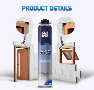 Quick and Strong Adhesive Waterproof Spray PU Foam
