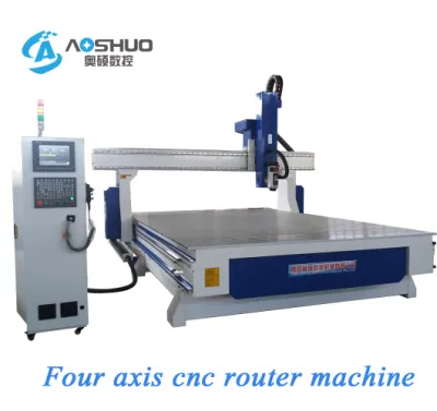 4 Axis Styrofoam Cutting Sculpture Router Engraving CNC Wood Carving Machine