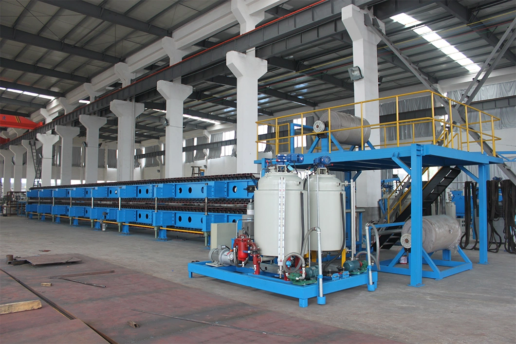 China OEM Polyurethane Sandwich Panel Continuous Production Foam Injection Molding Machinery
