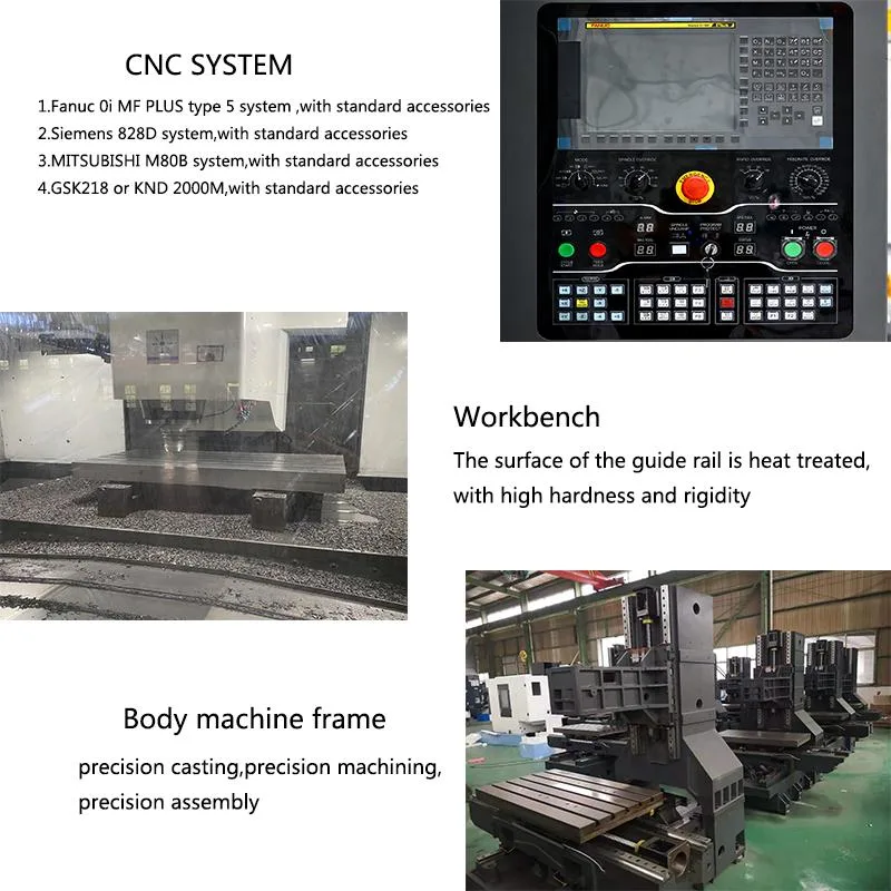 CNC Vertical/Horizontal Milling/Turret/Drilling/Boring Cutting CNC Machine/Machinery/CNC Machine