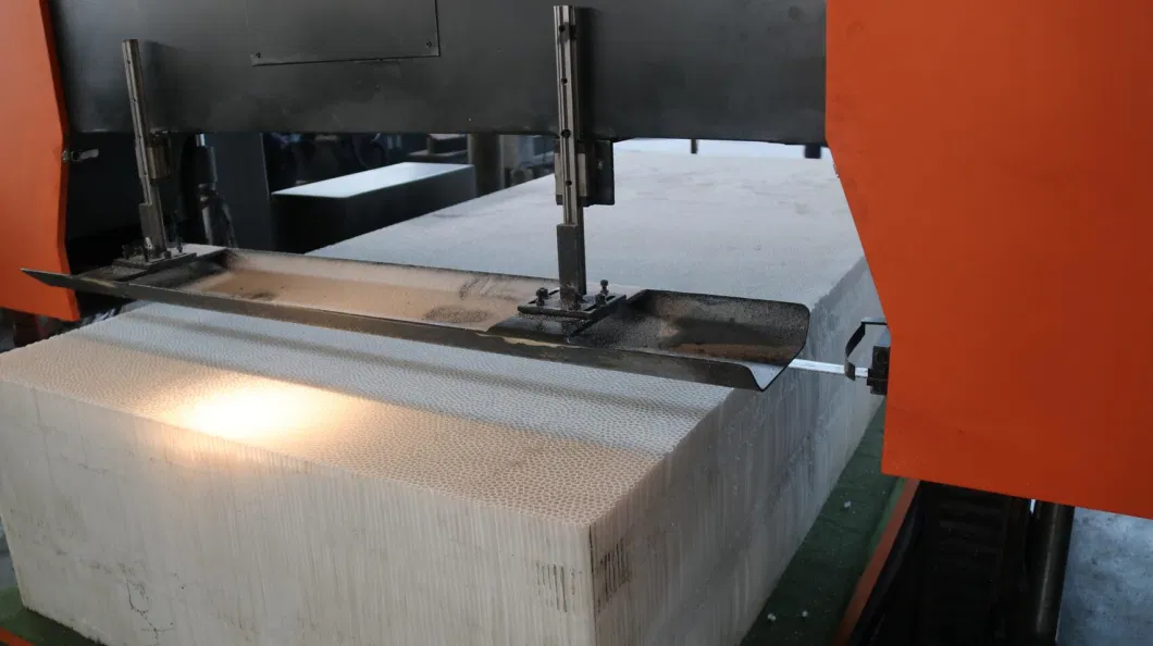 Customized Foam Brick Board Pulley Horizontal Plate Cutting Band Saw Machine