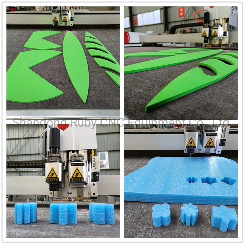 Digital Knife CNC Cutting Machine for Cutting Sponge PE EPE EVA XLPE PVC PU Foam Box Cardboard Packaging Lining Inserts