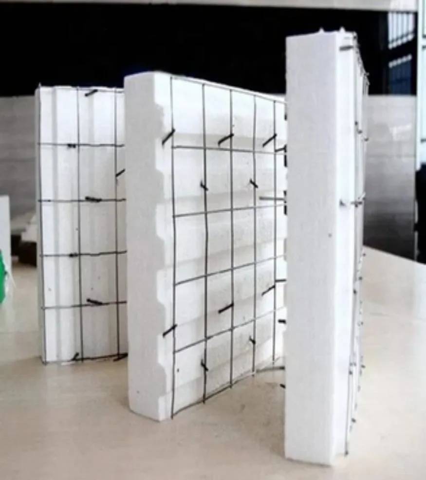 Galvanized 3D Polystyrene EPS Foam Steel Mesh Board
