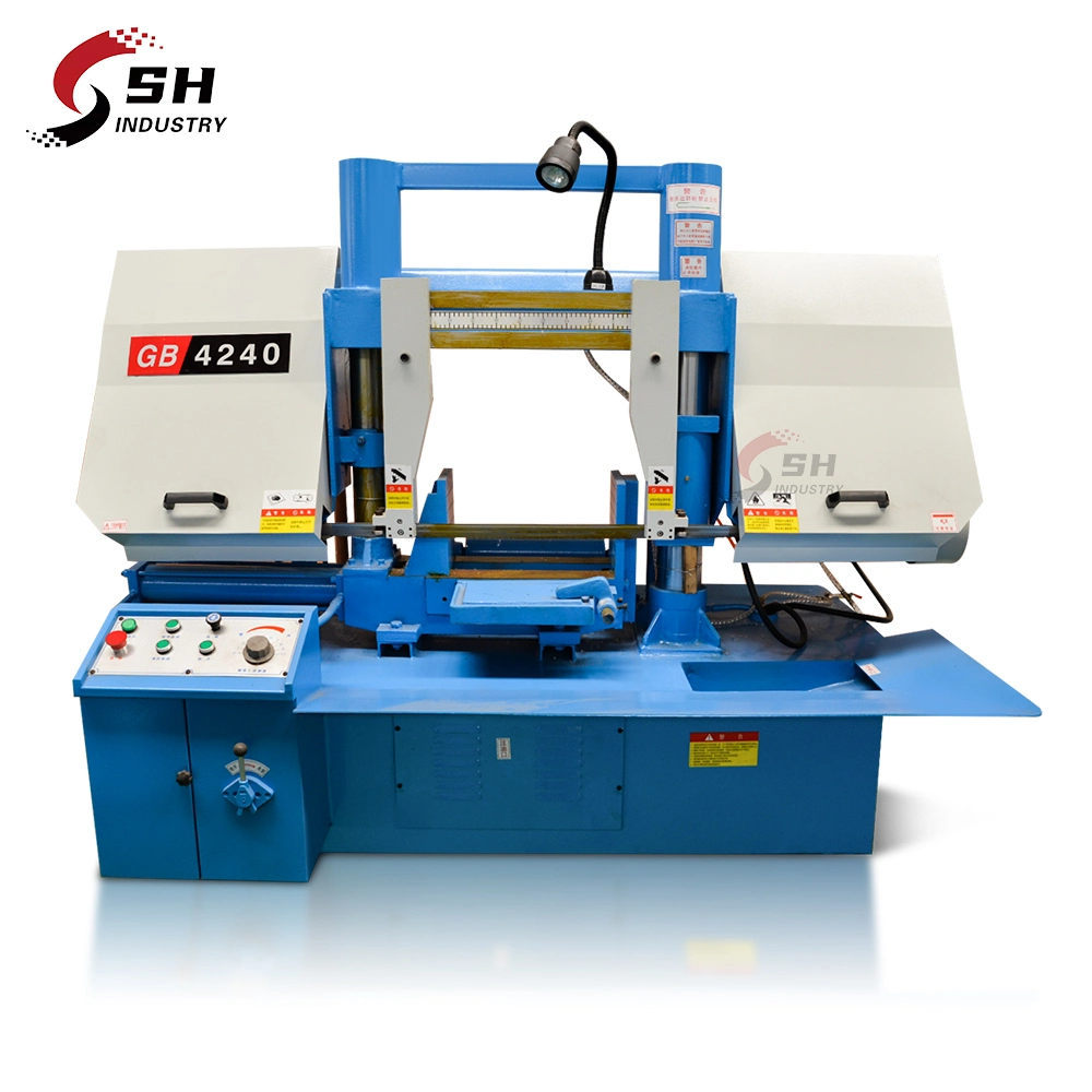 Band Sawing Machinery Bandsaw GB4240 Double Column Horizontal Metal Cutting Band Saw Machine