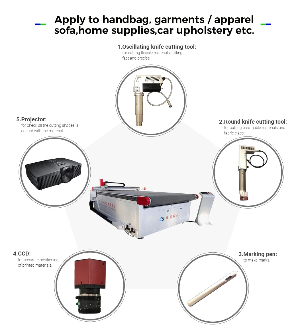 Good Materical Digital Gasket Oscillating Knife Cutter for Home Upholstery