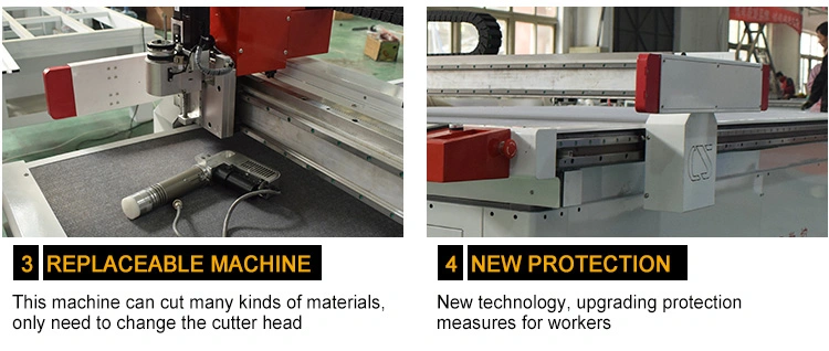 CNC Digital Vibration Knife Heat Resistant Silicone Foam Sheet Cutting Machine for Sale