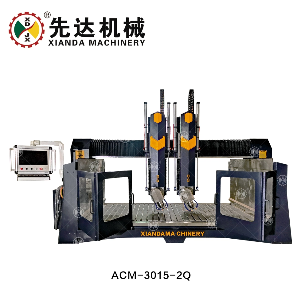 CNC Column Granite Marble Profile Cutting Diamond Wire Saw Machine Stone Cutting Machine