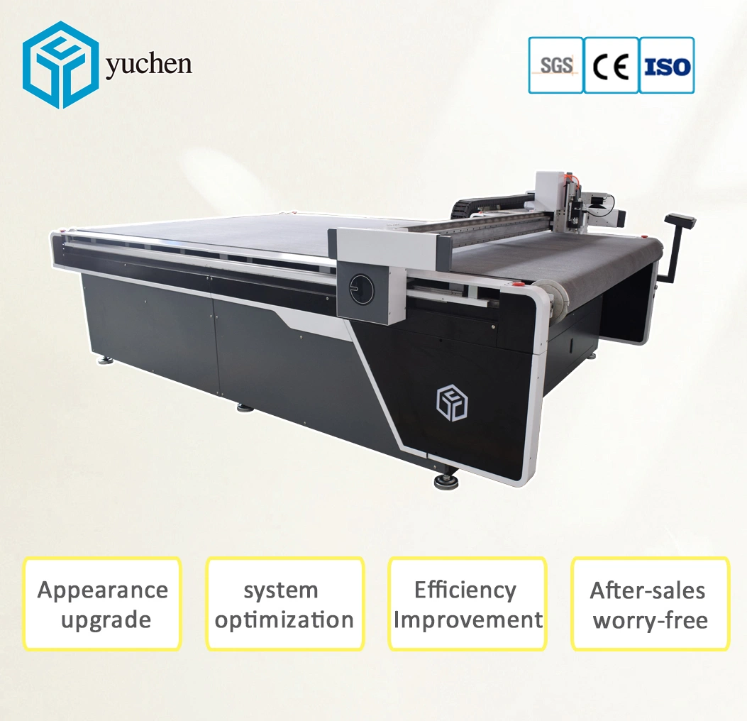 China CNC Equipment Leather Shoes/Bag Cutting Machine by Vibration Knife