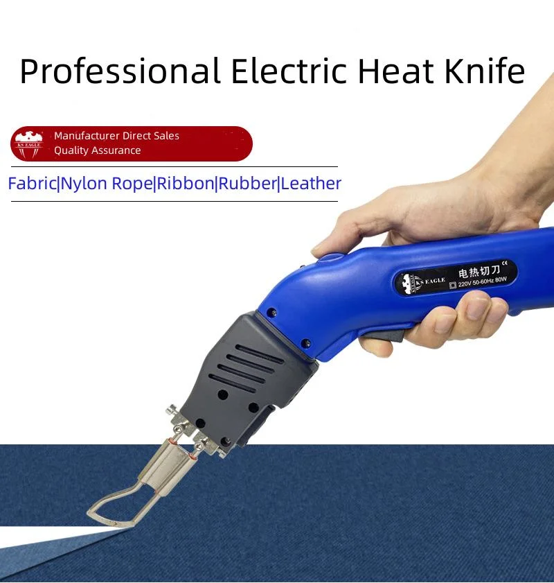 Air Cooled Handhold Thermal Knife Cutting Rope Leather Plastic Nylon Fabric Hot Knife Cutter