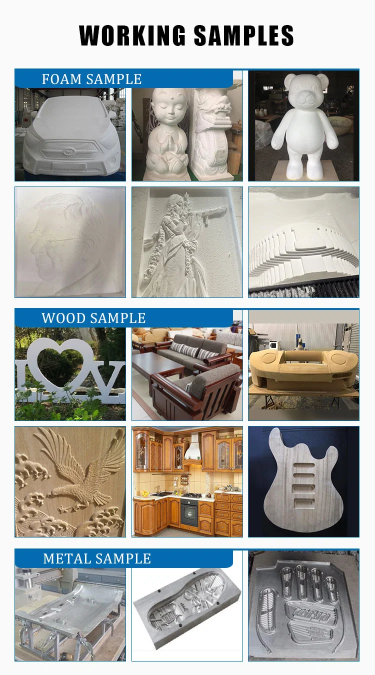 3D EPS Styrofoam Foam Die CNC Cutting Engraving Carving Machine