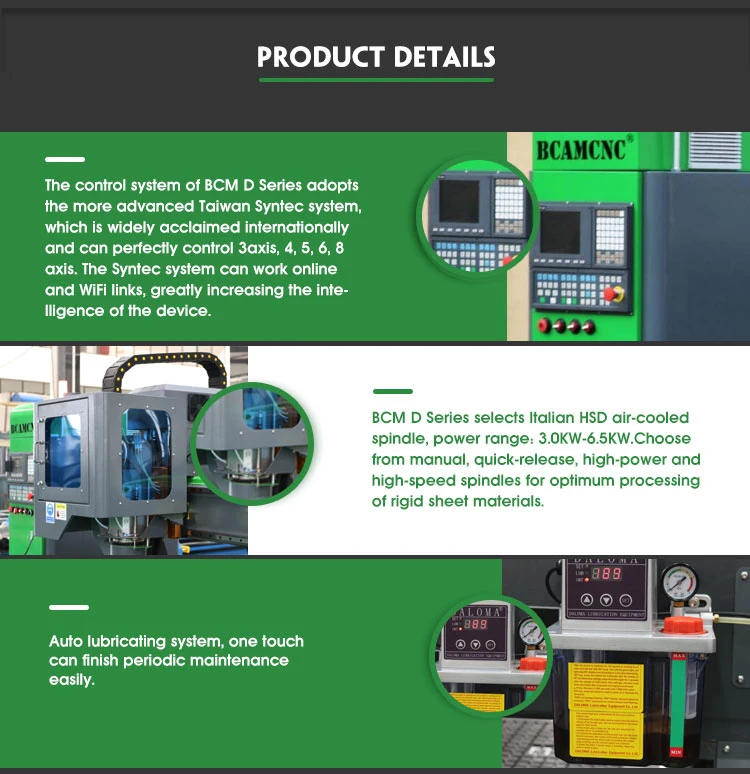 High Precision 2130 CNC Engraving Carving Router with Atc for Foam Kt Board/Acrylic/Leather/Insulation Materials