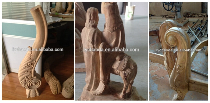Factory Wholesale 3D Wood Carving Machines, Woodworking CNC Cutter for Wooden Chair Legs
