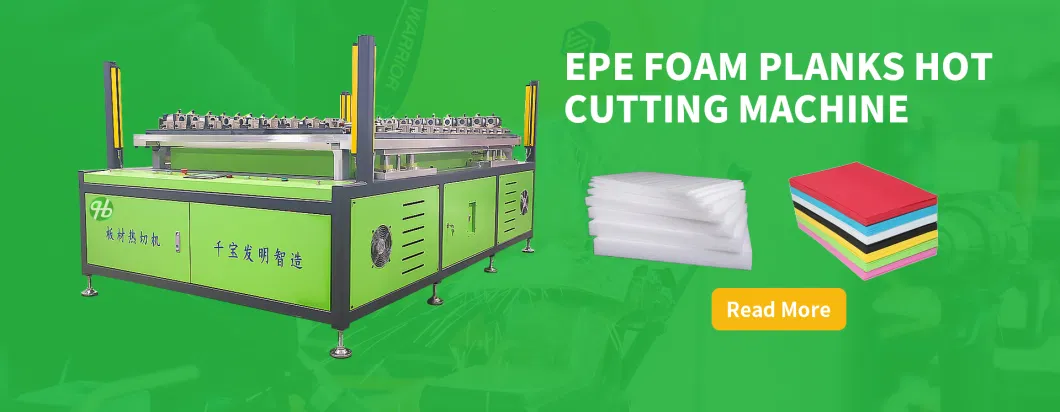 Full Automatic PE EPE Foam Sheets Hot Cutting Machine EPE Foam Hot Knife Cutting Machine Styrofoam Heat Cutter