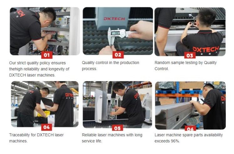 Dxtech Industrial 2000W 6000W CNC Stainless Steel Iron Sheet Metal Laser Cutting Machine Laser Cutter