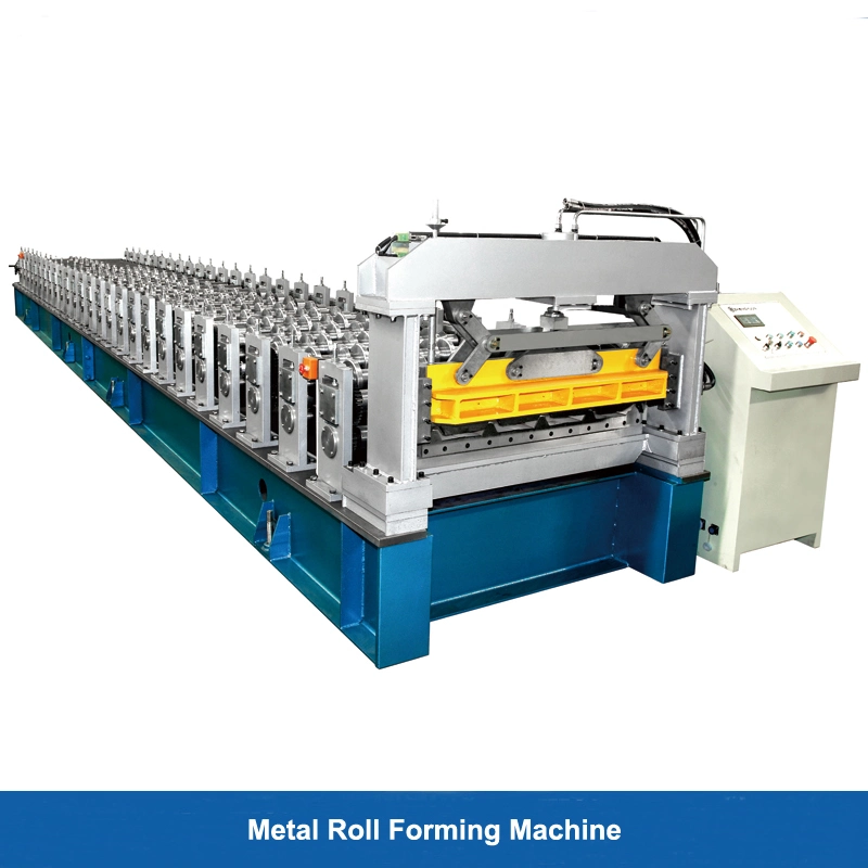 1000 Automatic Electricity Motor Cutting Aluminium Long Span Roofing Sheet Forming Making Machine