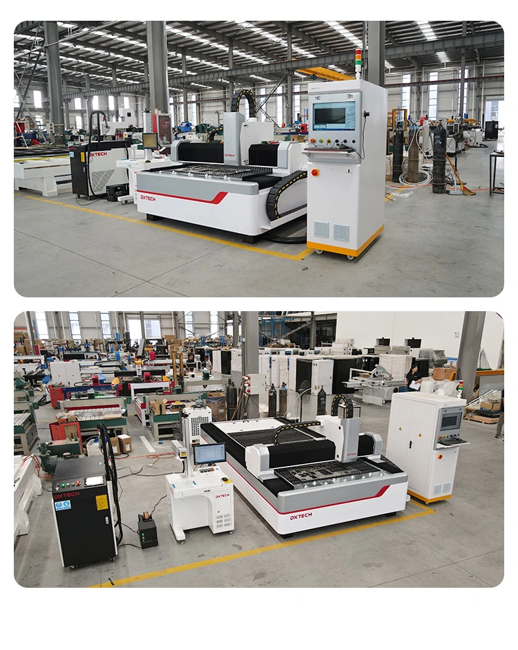 Dxtech Industrial 2000W 6000W CNC Stainless Steel Iron Sheet Metal Laser Cutting Machine Laser Cutter