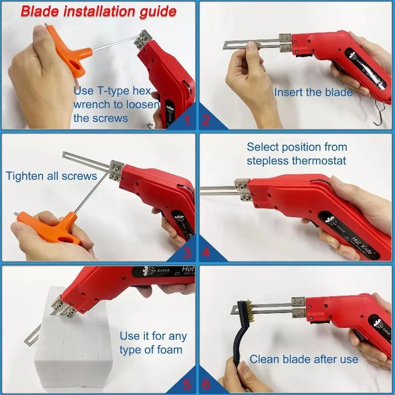 Factory Price Small MOQ Electric Hot EPS Foam Knife Cutter