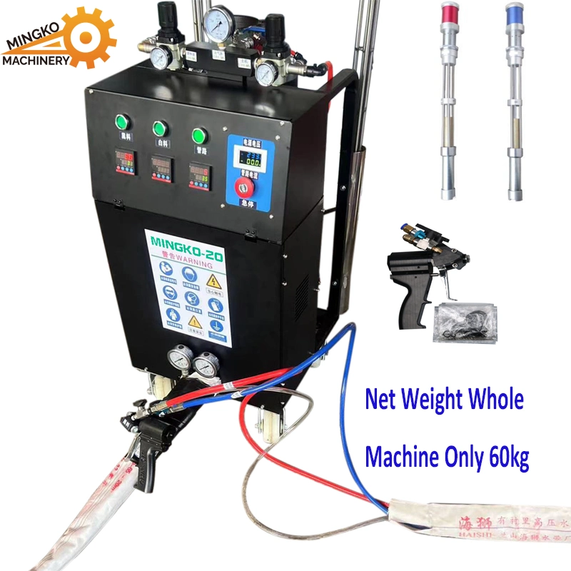 High Pressure Portable PU Polyurethane PU Spray Foam Insulation Rig Equipment Machine