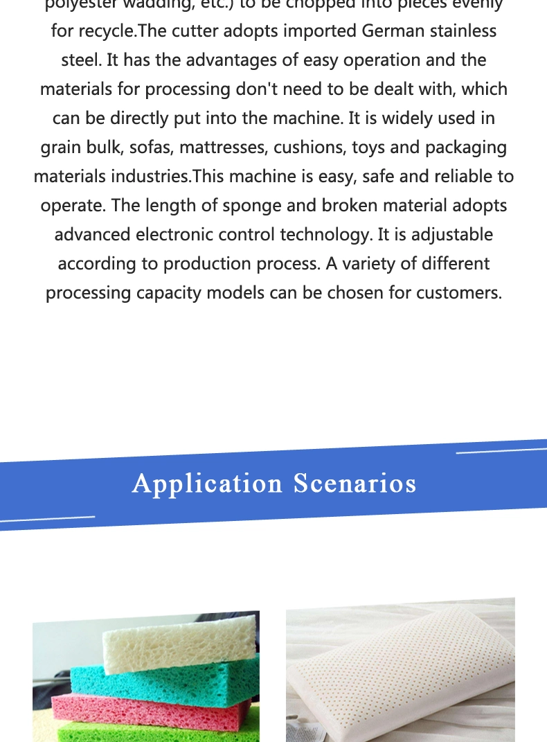 Recycle Foam Cutter for Sponge Factory Online Sales