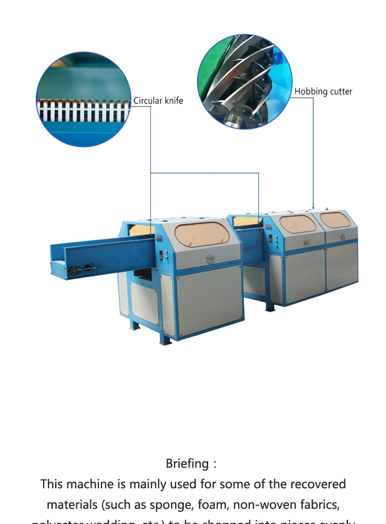 Recycle Foam Cutter for Sponge Factory Online Sales