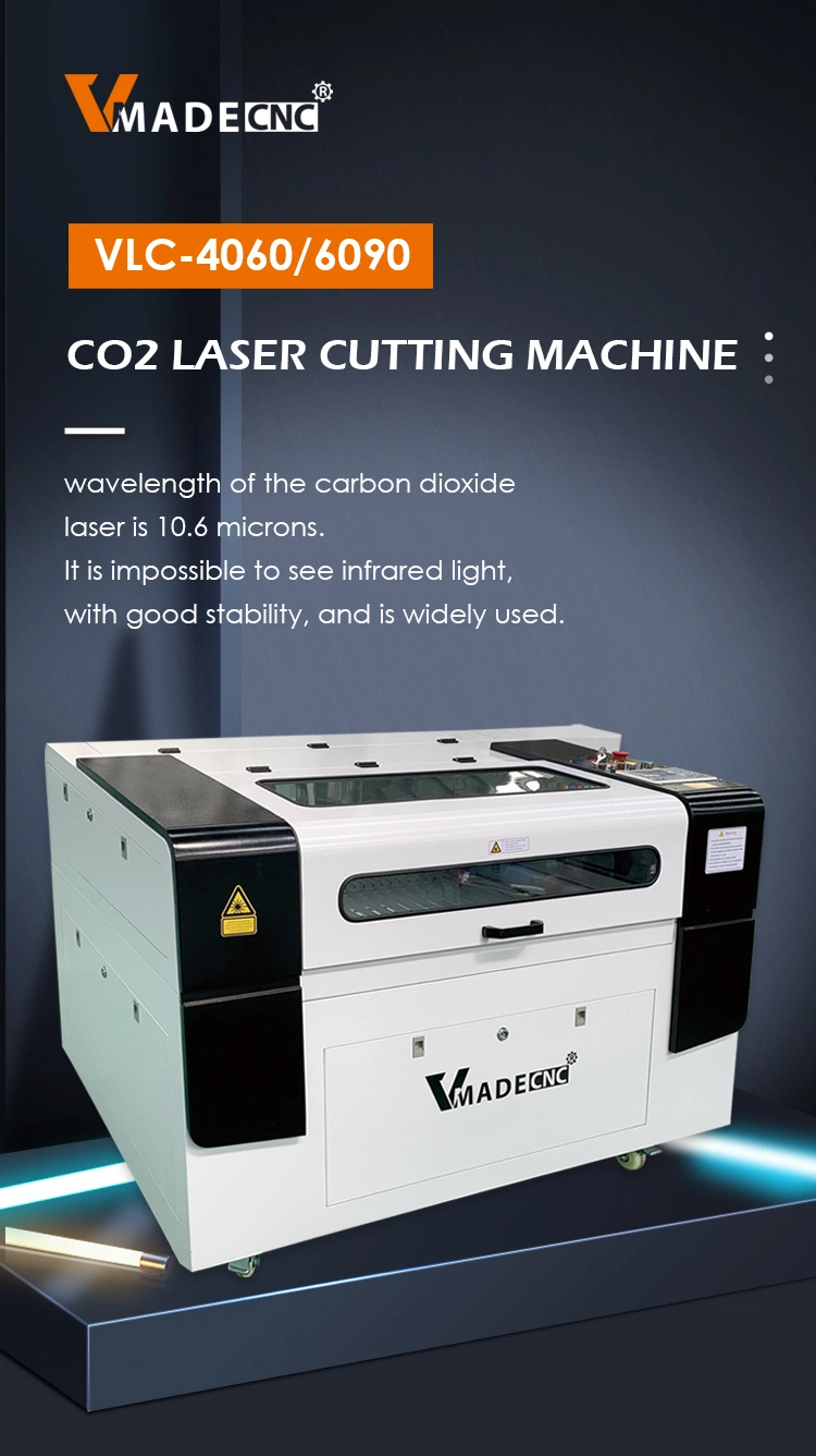 6090 laser Cutter 80W 100W 130W 150W 180W 300W Foam Plastic Textile Paper MDF Leather Acrylic Wood Fabric CNC CO2 Laser Cutting Engraving Machine