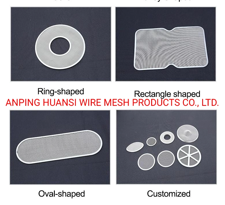 Spot-Welded/Covered-Edge Multi-Layer Wire Mesh Filter Discs