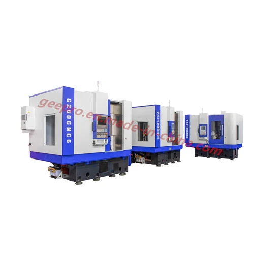 Stock 5/6axis CNC Vertical Gear Hobbing Machine for 1-4 Module 100-320mm Dia Cutting