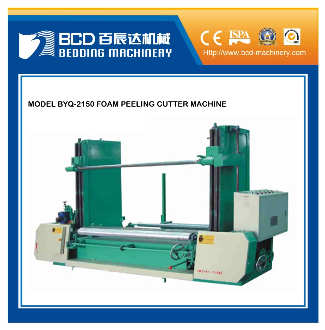 Model Byq-2150 Foam Peeling Cutter Machine.