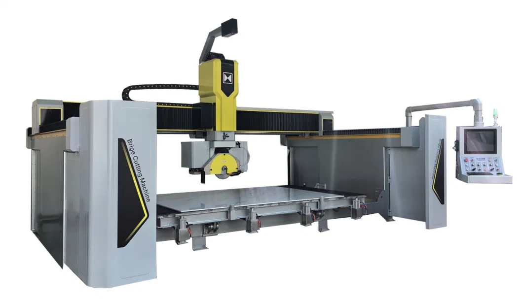 Automatic 4+1/5+1 Axis CNC Cutting Machine Bridge Saw for Processing Marble Granite Quartz, Sintered Stone, Milling Drilling Profiling Machinery for Sale