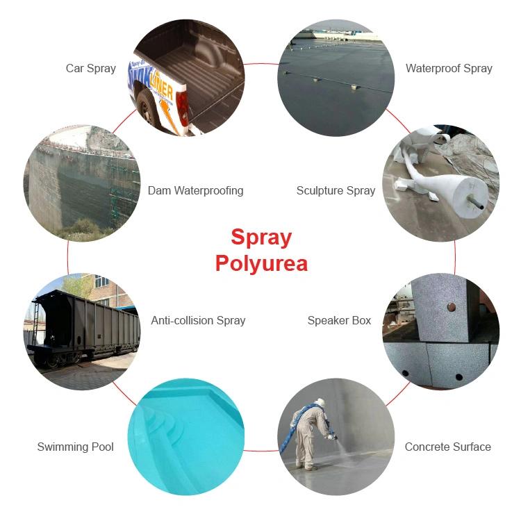 High Pressure Portable PU Polyurethane PU Spray Foam Insulation Rig Equipment Machine