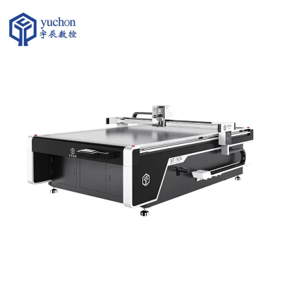Yuchen espuma flexible de CNC CNC Máquina de cortar la hoja oscilante Cortador de superficie plana con un rendimiento sobresaliente borde limpio y liso