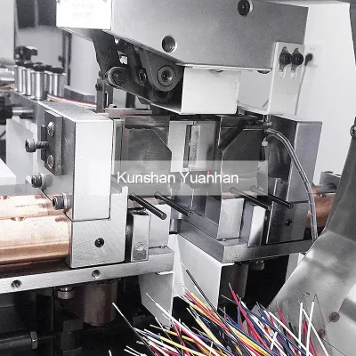 Máquina de pelado de alambre trenzado de alta productividad Multi Máquina de corte pelado de cables con función de recogida automática